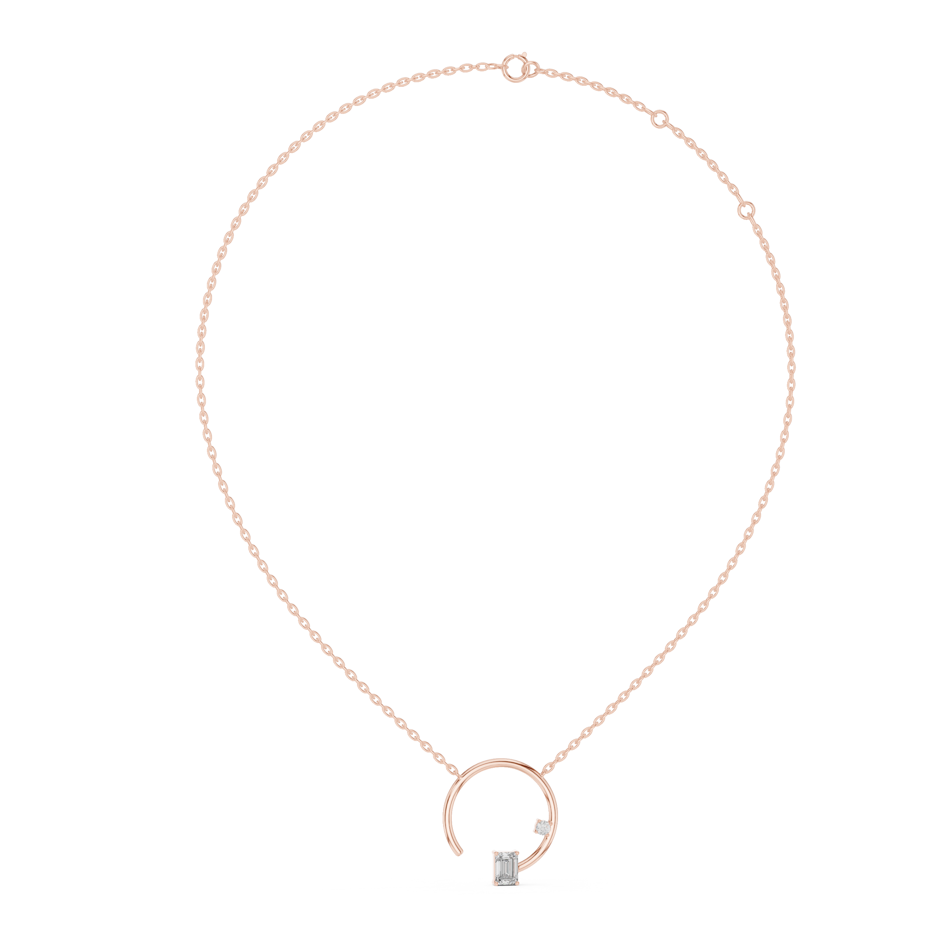 Ornate Drop Chandelier Pendant CAD Model - Professional Necklaces CAD Design