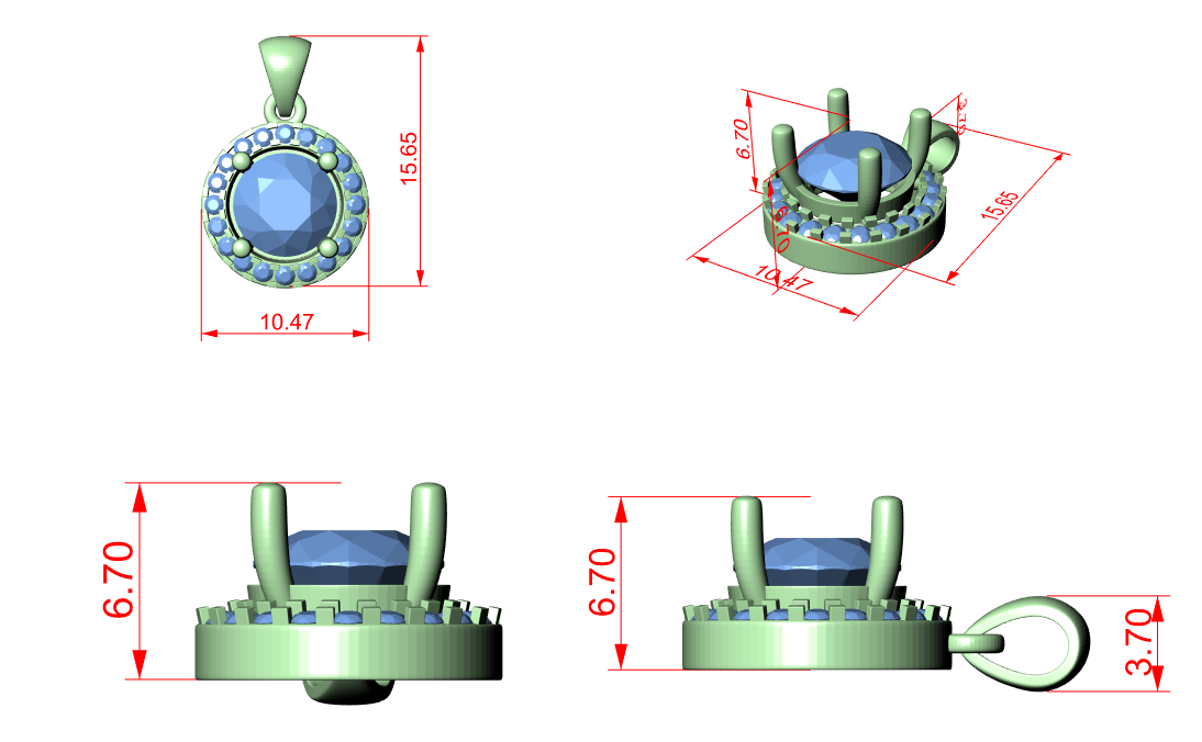 Luxury Tennis Bracelet Link CAD Design - Professional Bracelets CAD Design
