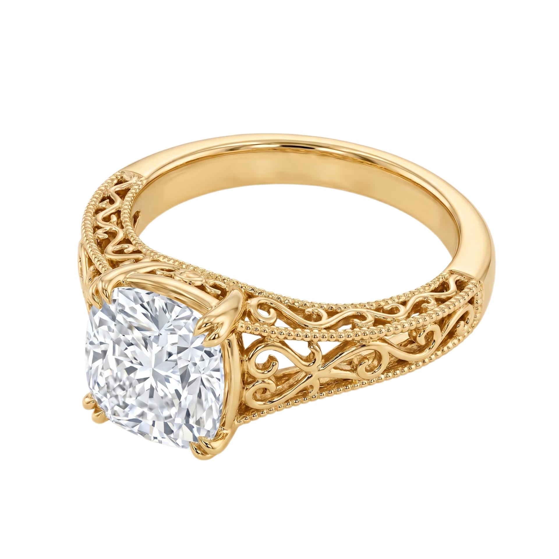 Multi-Diamond Halo Engagement Ring CAD - Professional Rings CAD Design