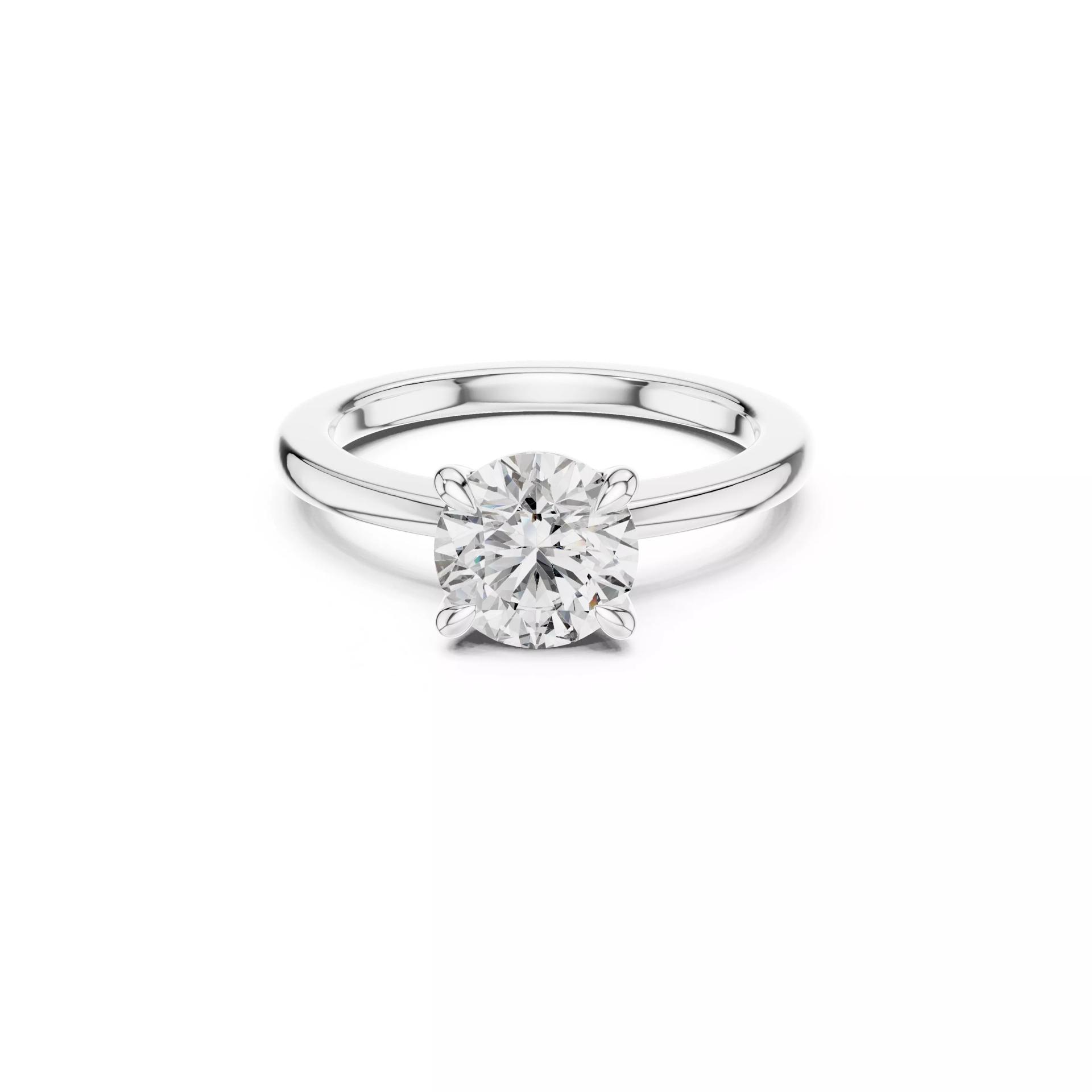 Diamond Huggie Hoop Earring CAD Model - Professional Earrings CAD Design